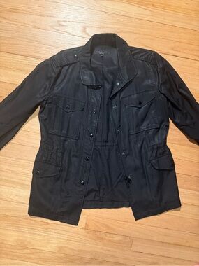 Rag & Bone Women’s Lightweight black leather jacket